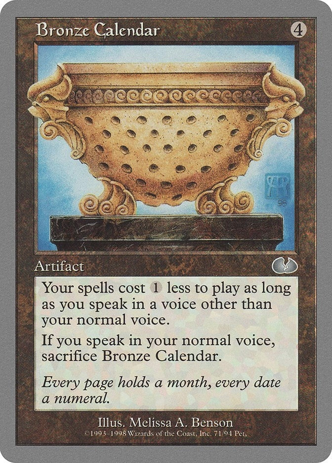 Image for Bronze Calendar (71) (Unglued) - Magic: The Gathering