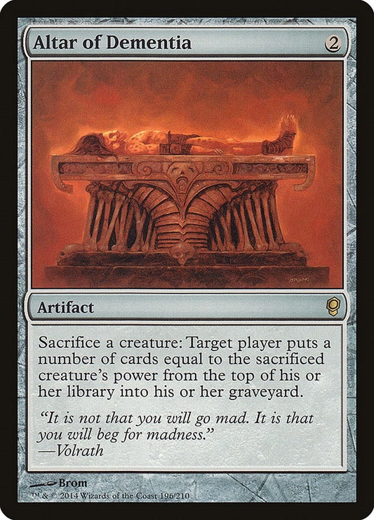 Image for Altar of Dementia (196) (Conspiracy) - Magic: The Gathering