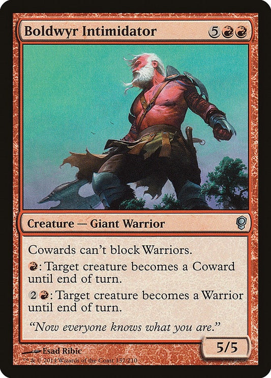 Image for Boldwyr Intimidator (137) (Conspiracy) - Magic: The Gathering