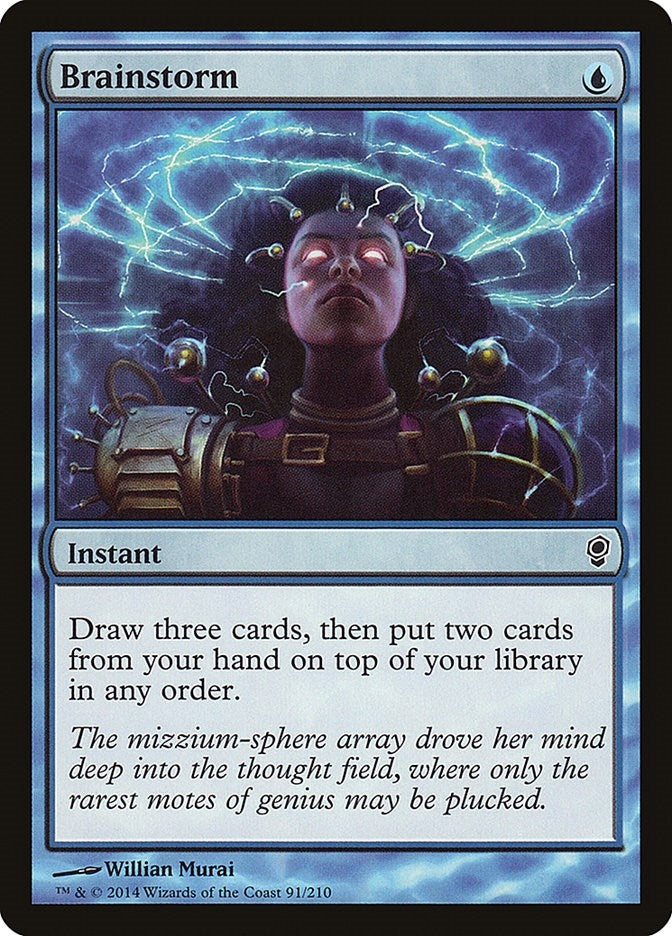 Image for Brainstorm (91) (Conspiracy) - Magic: The Gathering