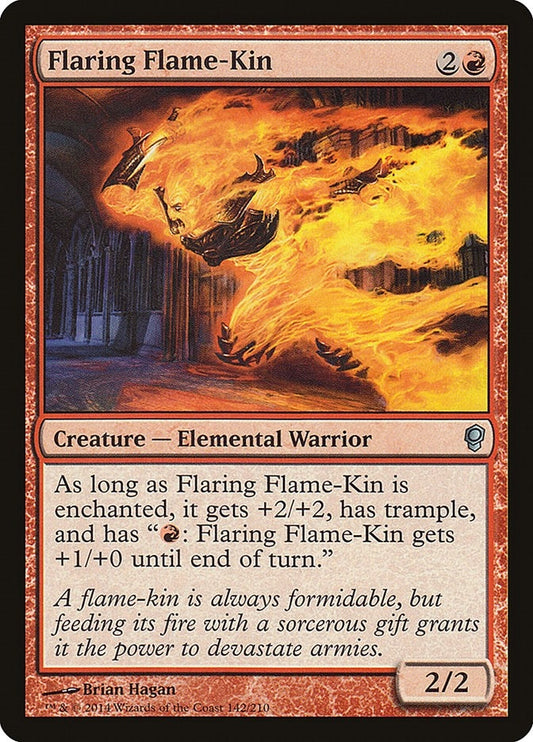 Image for Flaring Flame-Kin (142) (Conspiracy) - Magic: The Gathering