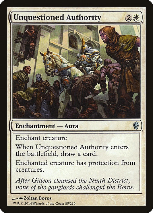 Image for Unquestioned Authority (85) (Conspiracy) - Magic: The Gathering