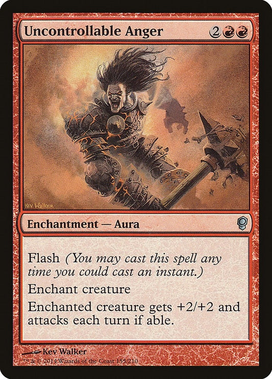 Image for Uncontrollable Anger (155) (Conspiracy) - Magic: The Gathering
