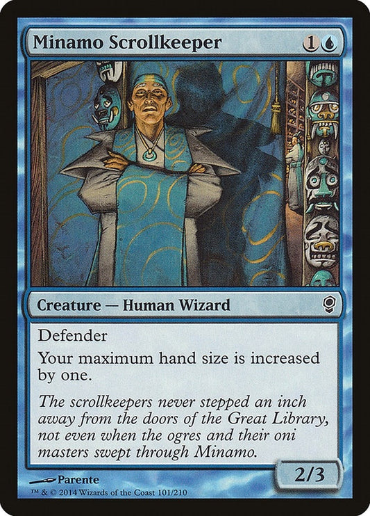 Image for Minamo Scrollkeeper (101) (Conspiracy) - Magic: The Gathering