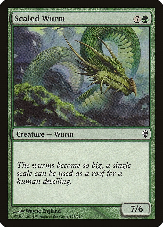 Image for Scaled Wurm (178) (Conspiracy) - Magic: The Gathering