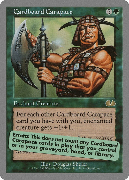 Image for Cardboard Carapace (54) (Unglued) - Magic: The Gathering