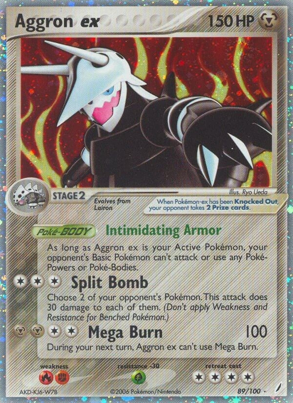 Image for Aggron ex (89/100) (Crystal Guardians) - Pokemon