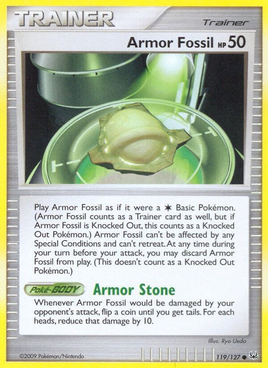 Image for Armor Fossil (119/127) (Platinum) - Pokemon