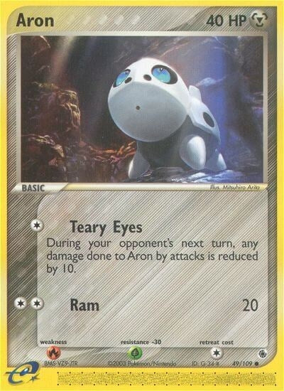 Image for Aron (49/109) (Ruby and Sapphire) - Pokemon