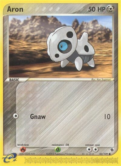 Image for Aron (50/109) (Ruby and Sapphire) - Pokemon