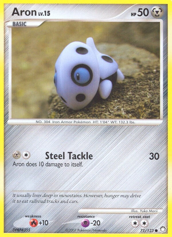 Image for Aron (71/123) (Mysterious Treasures) - Pokemon