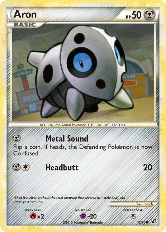 Image for Aron (42/90) (Undaunted) - Pokemon