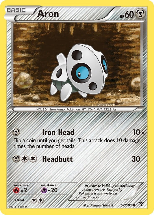 Image for Aron (57/101) (Plasma Blast) - Pokemon