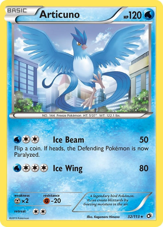 Image for Articuno (32/113) (Legendary Treasures) - Pokemon