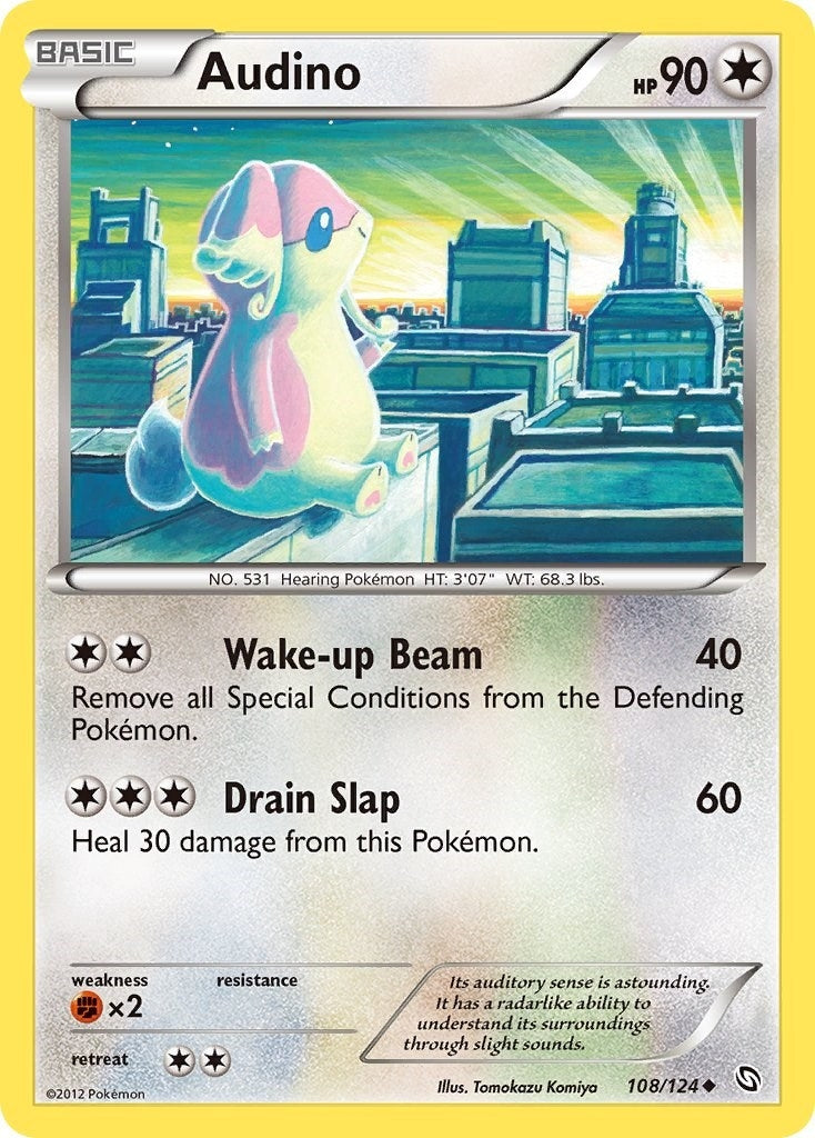 Image for Audino (108/124) (Dragons Exalted) - Pokemon