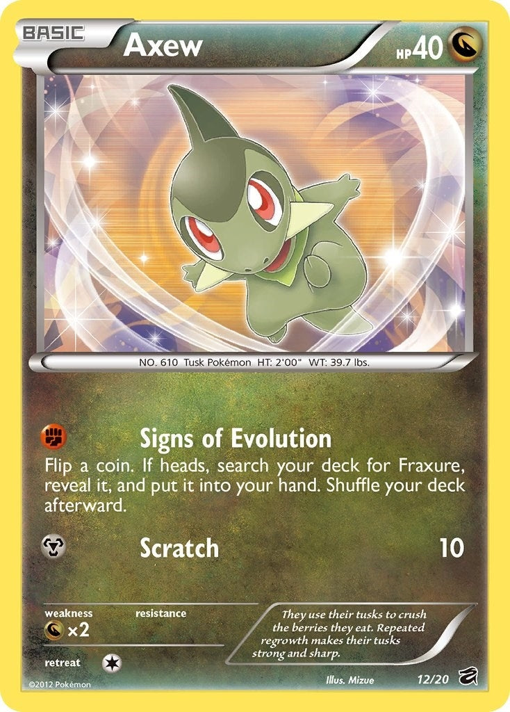 Image for Axew (12) (12/20) (Dragon Vault) - Pokemon