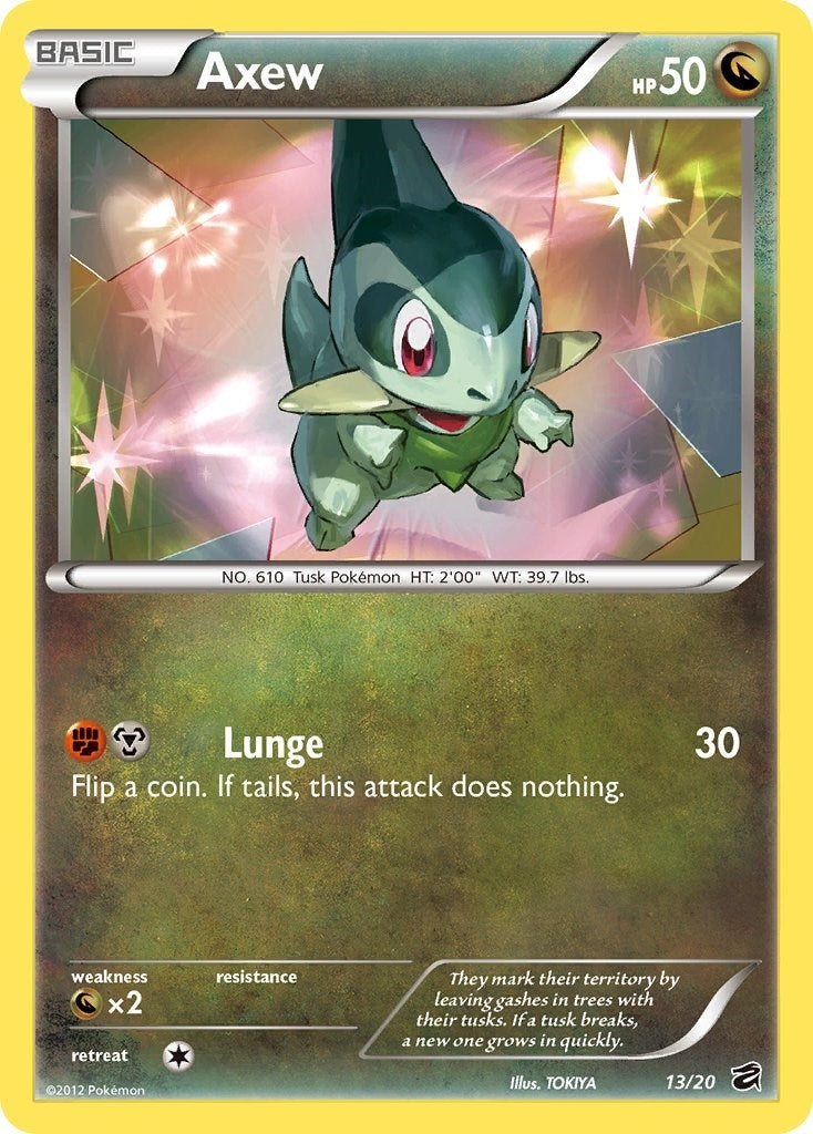 Image for Axew (13) (13/20) (Dragon Vault) - Pokemon