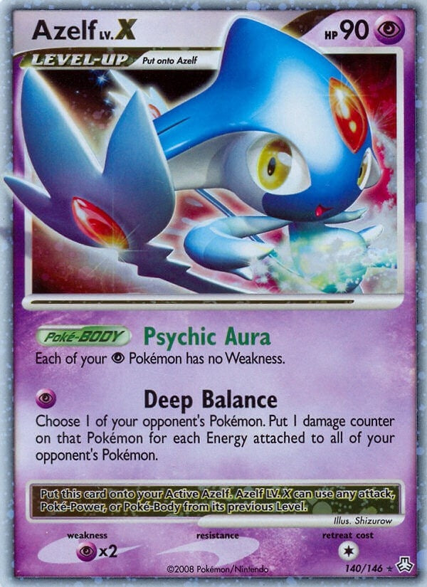 Image for Azelf LV.X (140/146) (Legends Awakened) - Pokemon