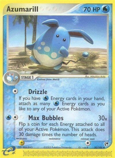 Image for Azumarill (30/100) (Sandstorm) - Pokemon