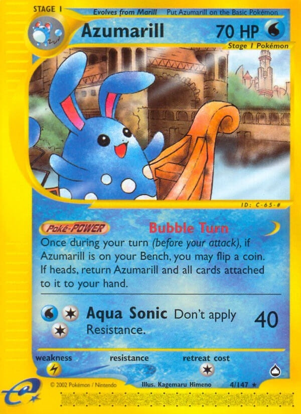 Image for Azumarill (004/147) (Aquapolis) - Pokemon