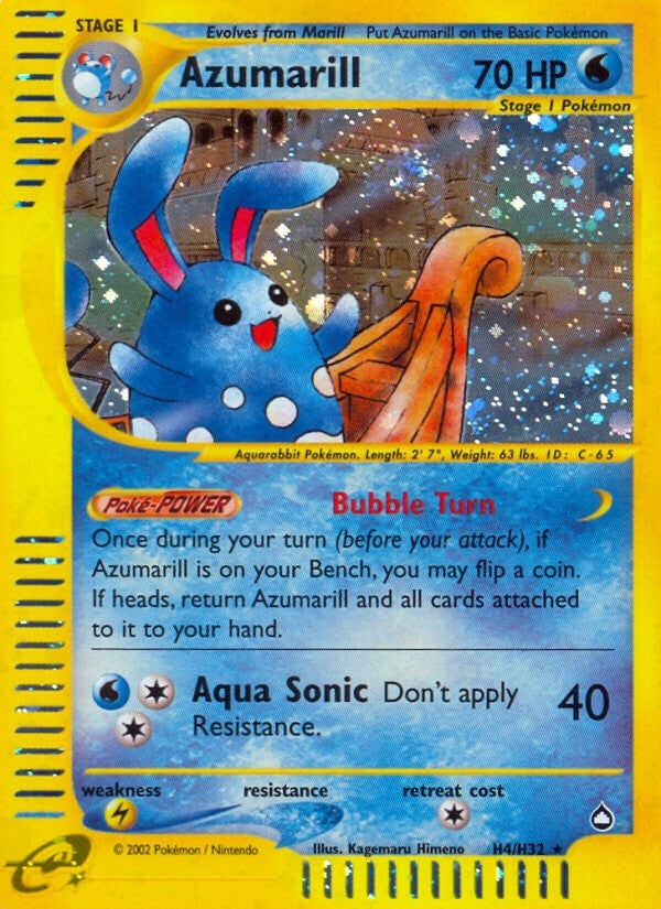 Image for Azumarill (H4) (H04/H32) (Aquapolis) - Pokemon