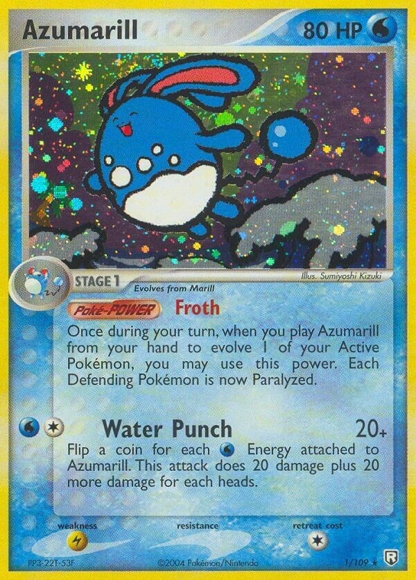 Image for Azumarill (1/109) (Team Rocket Returns) - Pokemon