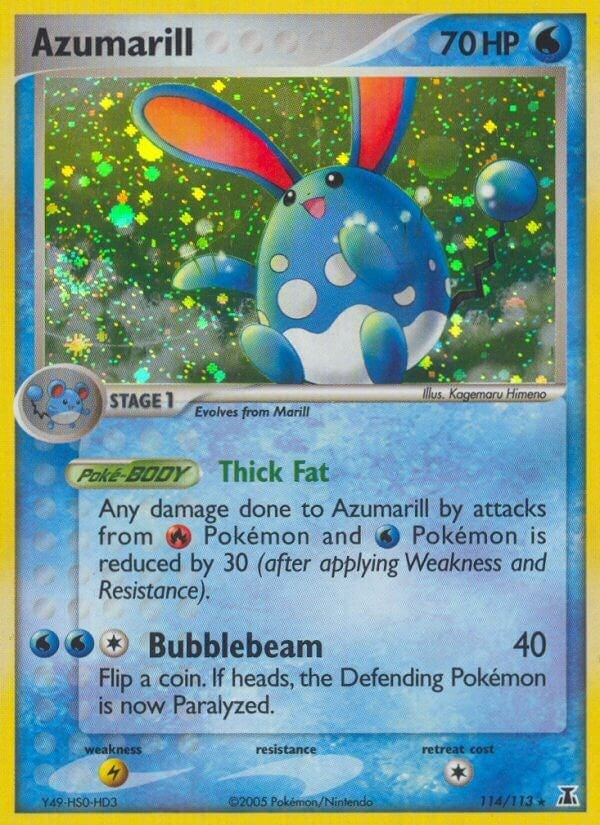 Image for Azumarill (114/113) (Delta Species) - Pokemon