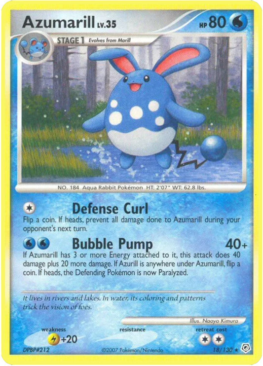 Image for Azumarill (18/130) (Diamond and Pearl) - Pokemon