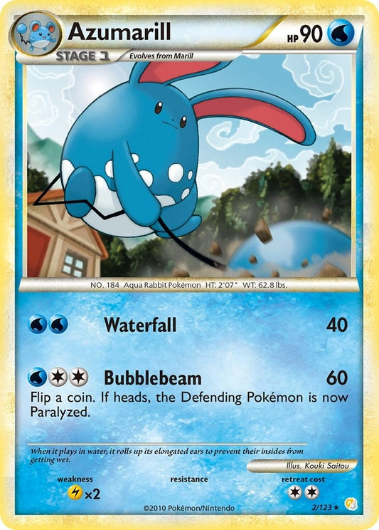 Image for Azumarill (2/123) (HeartGold SoulSilver) - Pokemon
