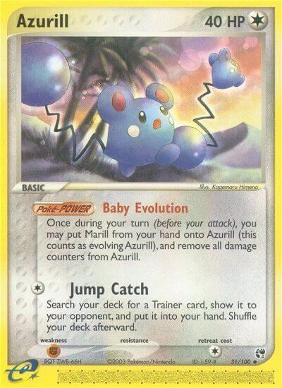 Image for Azurill (31/100) (Sandstorm) - Pokemon