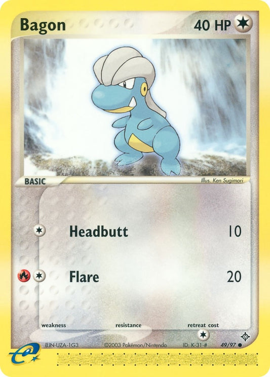Image for Bagon (49/97) (Dragon) - Pokemon