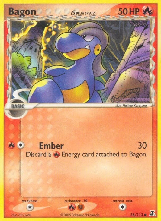 Image for Bagon - 058/113 (Delta Species) (58/113) (Delta Species) - Pokemon
