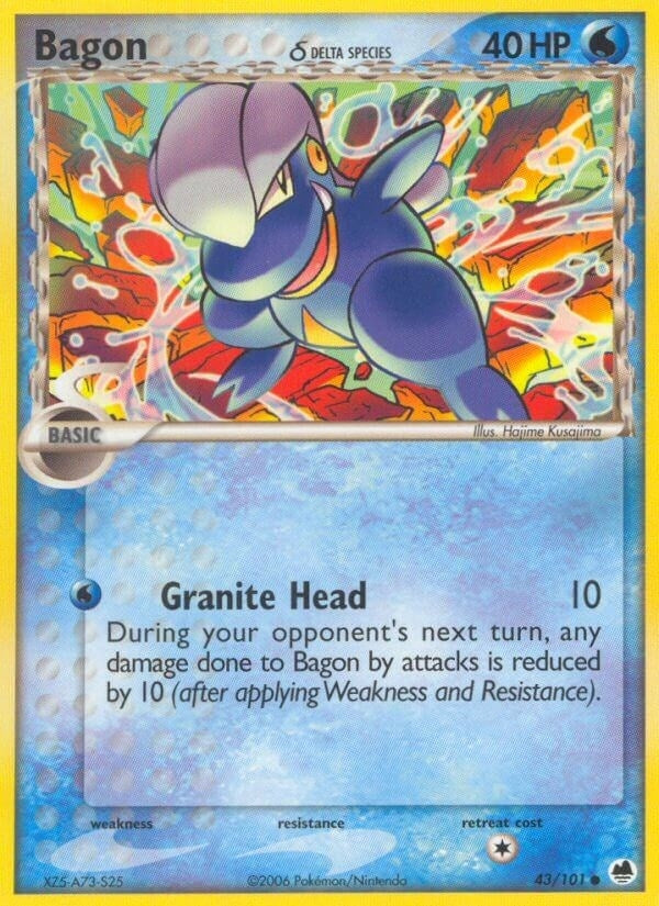 Image for Bagon (Delta Species) (43/101) (Dragon Frontiers) - Pokemon
