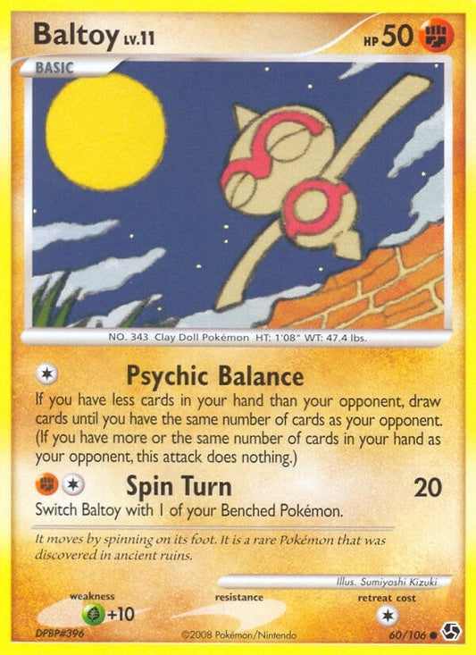 Image for Baltoy (60/106) (Great Encounters) - Pokemon