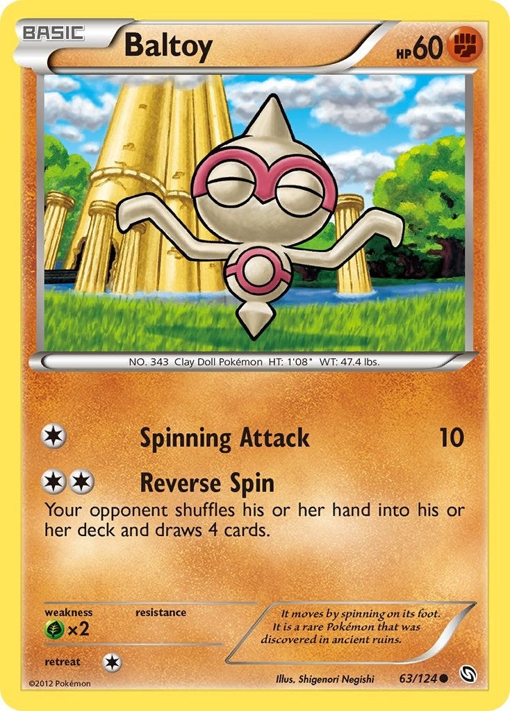 Image for Baltoy (63/124) (Dragons Exalted) - Pokemon