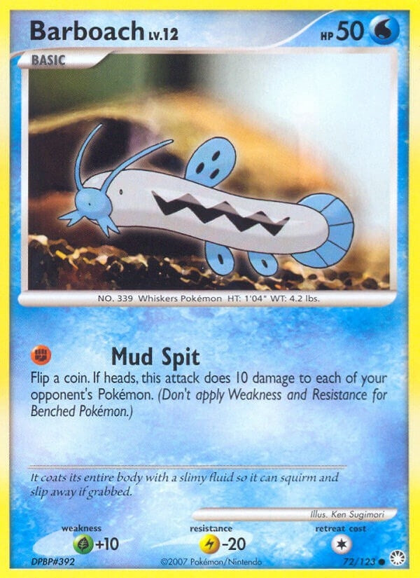Image for Barboach (72/123) (Mysterious Treasures) - Pokemon