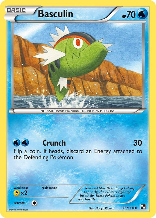 Image for Basculin (35/114) (Black and White) - Pokemon