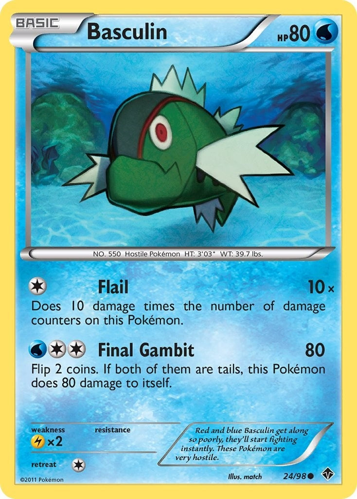 Image for Basculin (24) (24/98) (Emerging Powers) - Pokemon