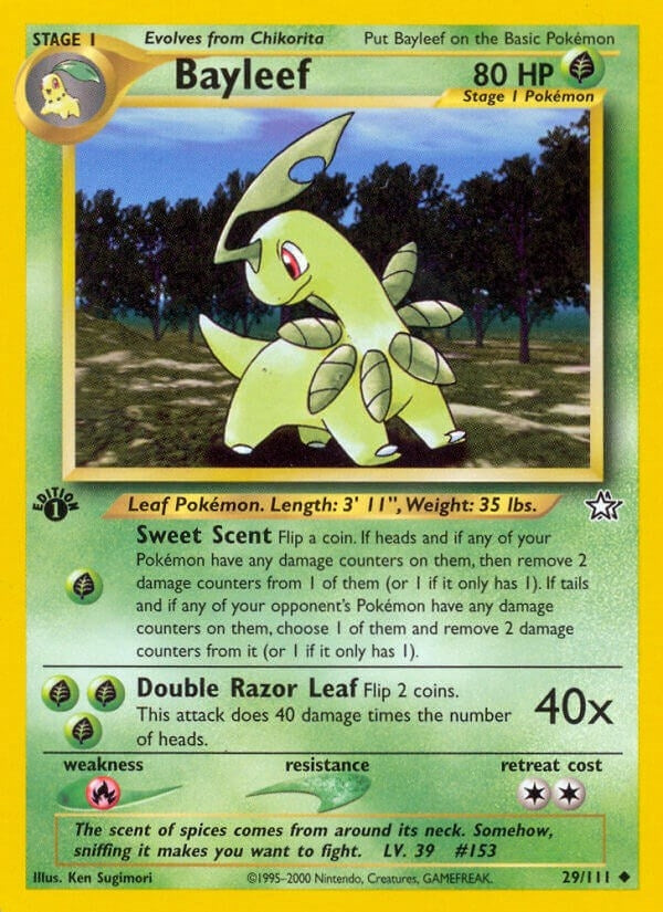 Image for Bayleef (29) (029/111) (Neo Genesis) - Pokemon