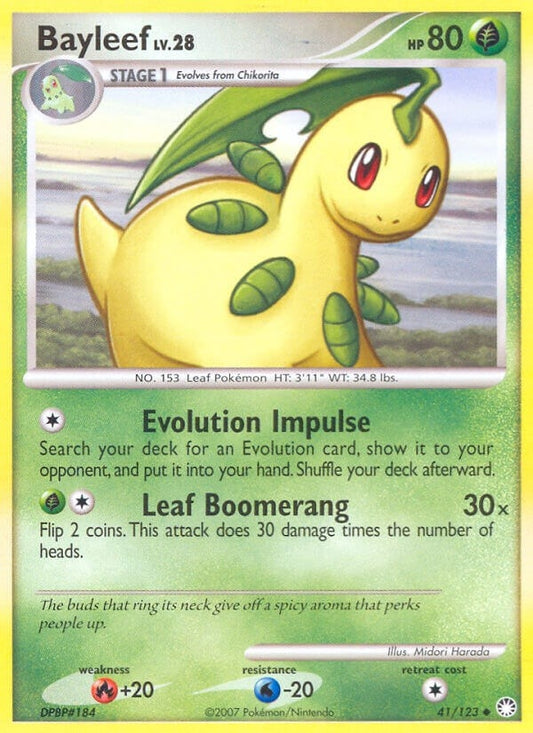 Image for Bayleef (41/123) (Mysterious Treasures) - Pokemon