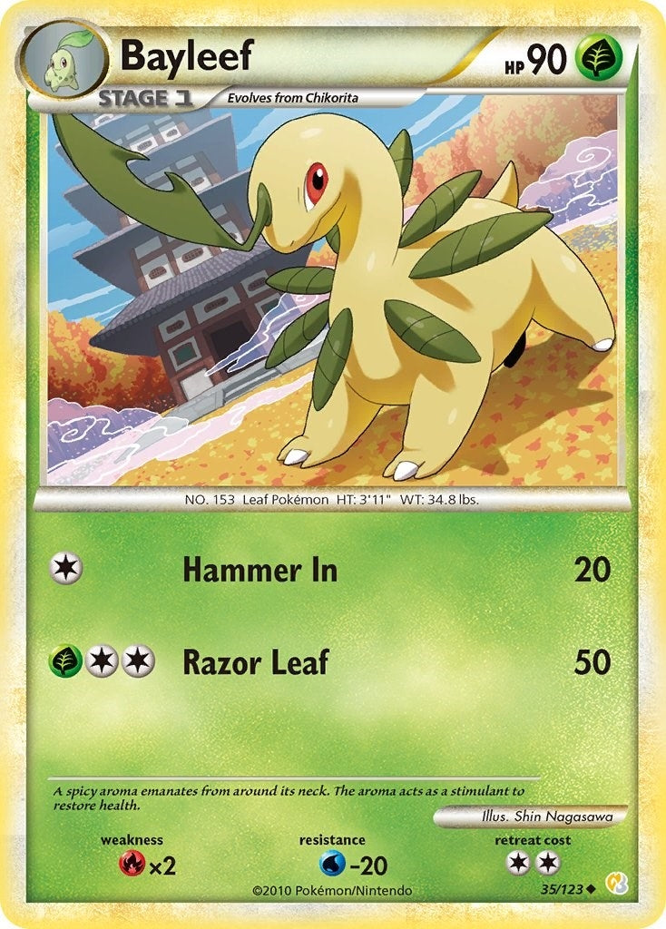 Image for Bayleef (35/123) (HeartGold SoulSilver) - Pokemon