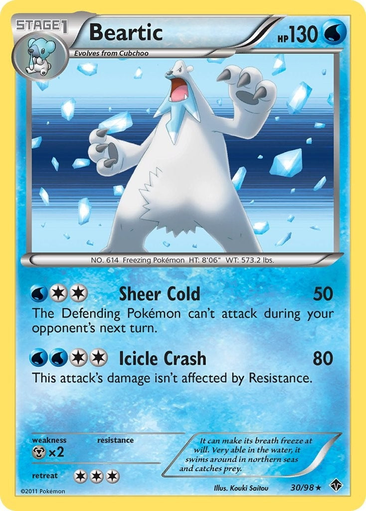 Image for Beartic (30) (30/98) (Emerging Powers) - Pokemon