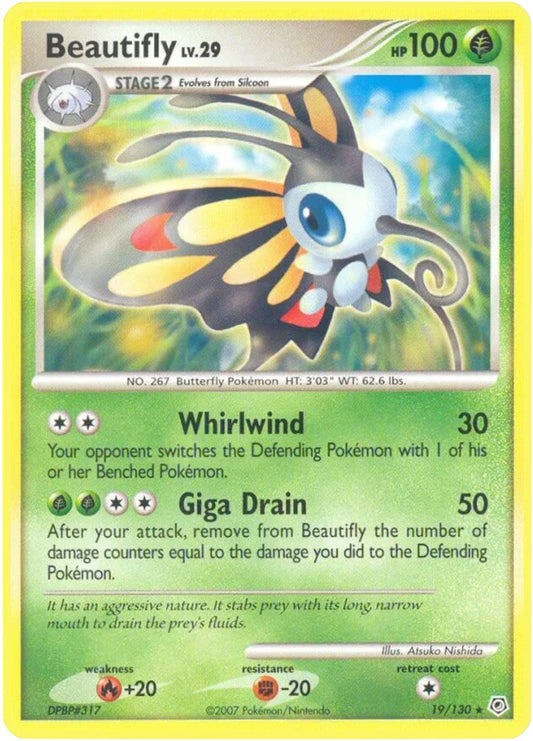 Image for Beautifly (19/130) (Diamond and Pearl) - Pokemon