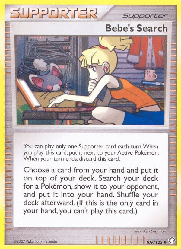 Image for Bebe's Search (109/123) (Mysterious Treasures) - Pokemon