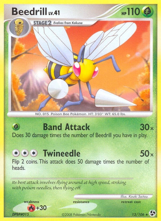 Image for Beedrill (13/106) (Great Encounters) - Pokemon