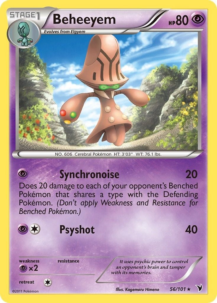 Image for Beheeyem (56/101) (Noble Victories) - Pokemon