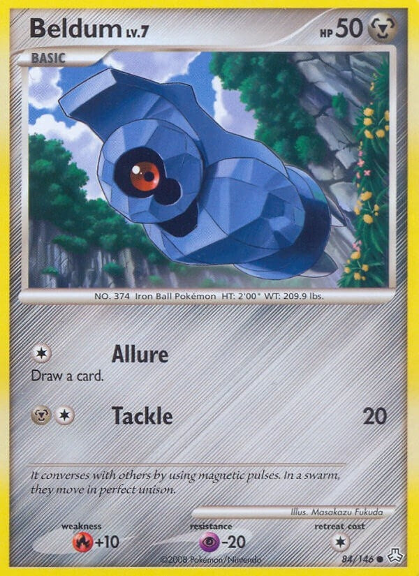 Image for Beldum (84) (84/146) (Legends Awakened) - Pokemon