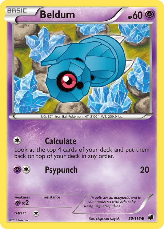 Image for Beldum (50/116) (Plasma Freeze) - Pokemon