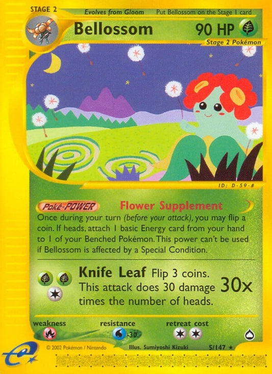Image for Bellossom (005/147) (Aquapolis) - Pokemon