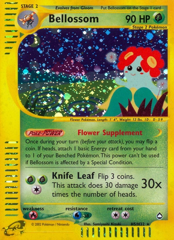 Image for Bellossom (H5) (H05/H32) (Aquapolis) - Pokemon